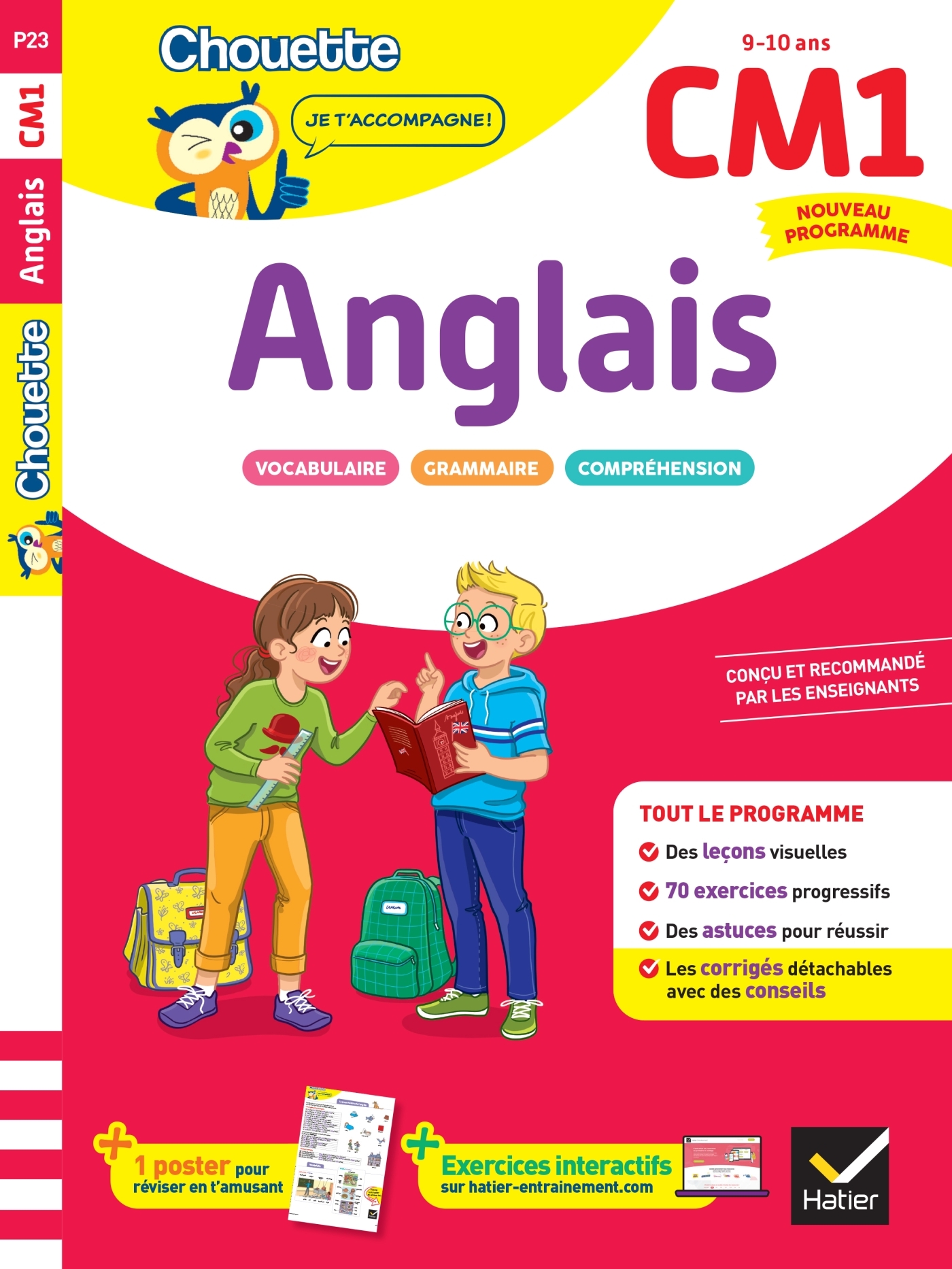 ANGLAIS CM1 - CAHIER DE SOUTIEN NOUVEAU PROGRAMME - LECONS ET EXERCICES CORRIGES