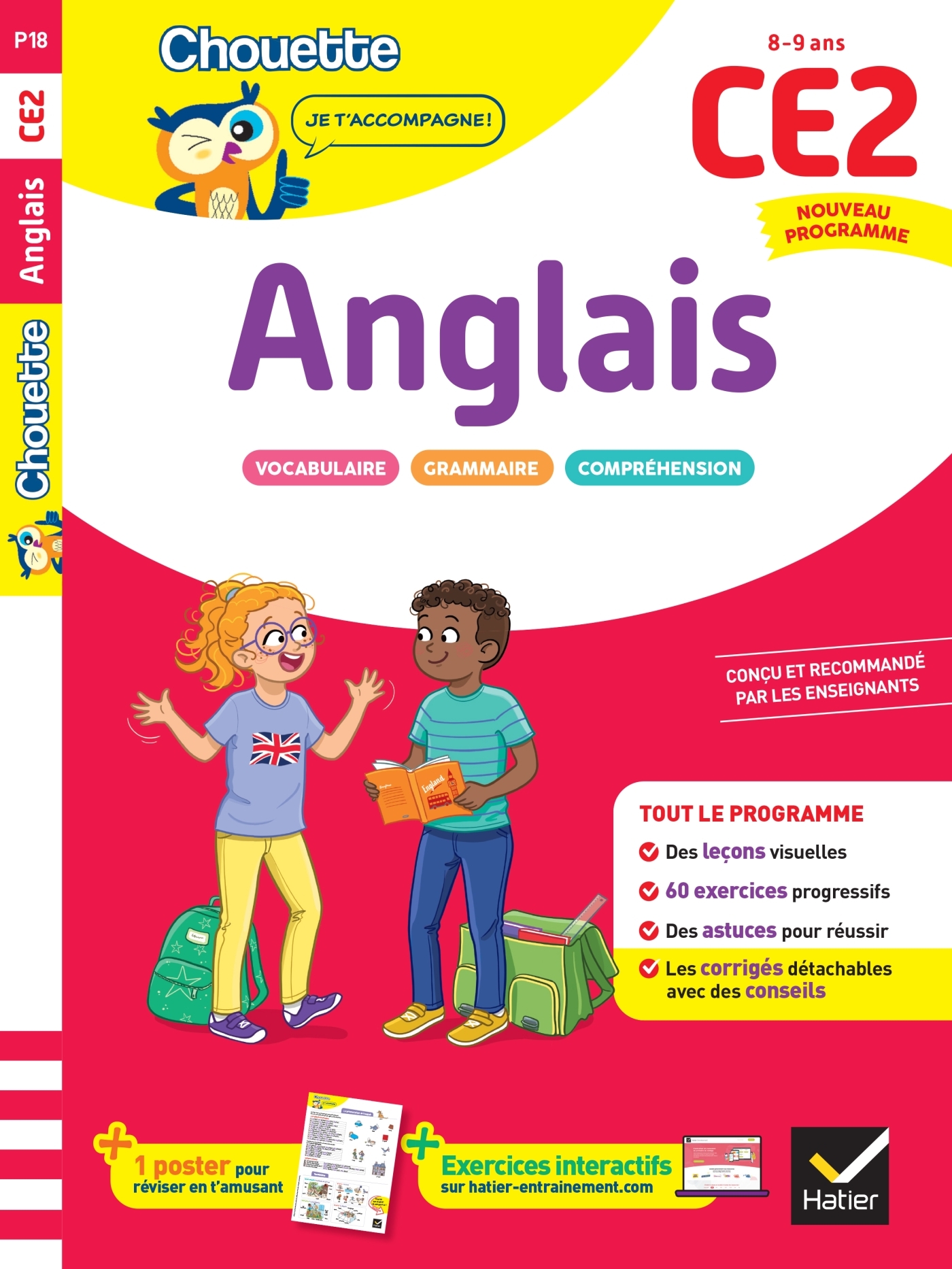 ANGLAIS CE2 - CAHIER DE SOUTIEN NOUVEAU PROGRAMME - LECONS ET EXERCICES CORRIGES