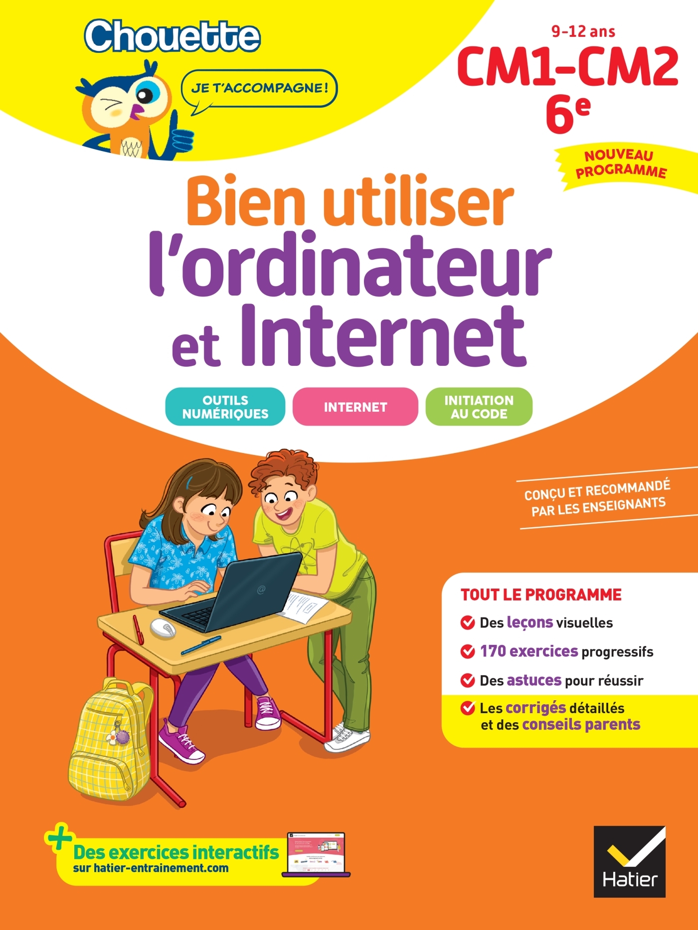 CHOUETTE - BIEN UTILISER L´ORDINATEUR ET INTERNET CM1/CM2/6E