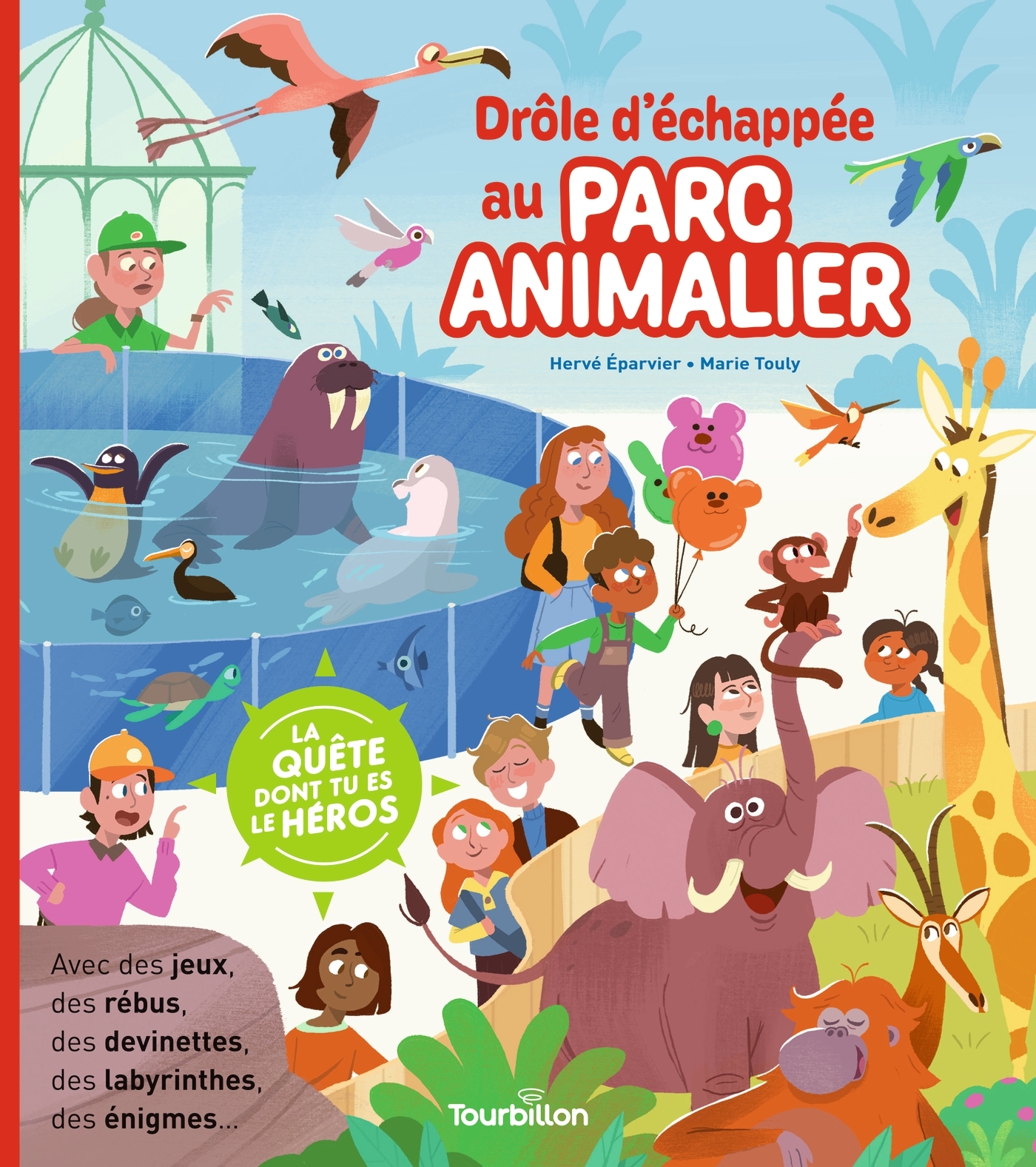 DROLE D´ECHAPPEE AU PARC ANIMALIER