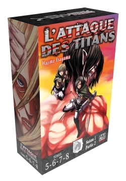 L´ATTAQUE DES TITANS - L´INTEGRALE - T02 - L´ATTAQUE DES TITANS COFFRET T05 A T08 - COFFRET 4 TOMES