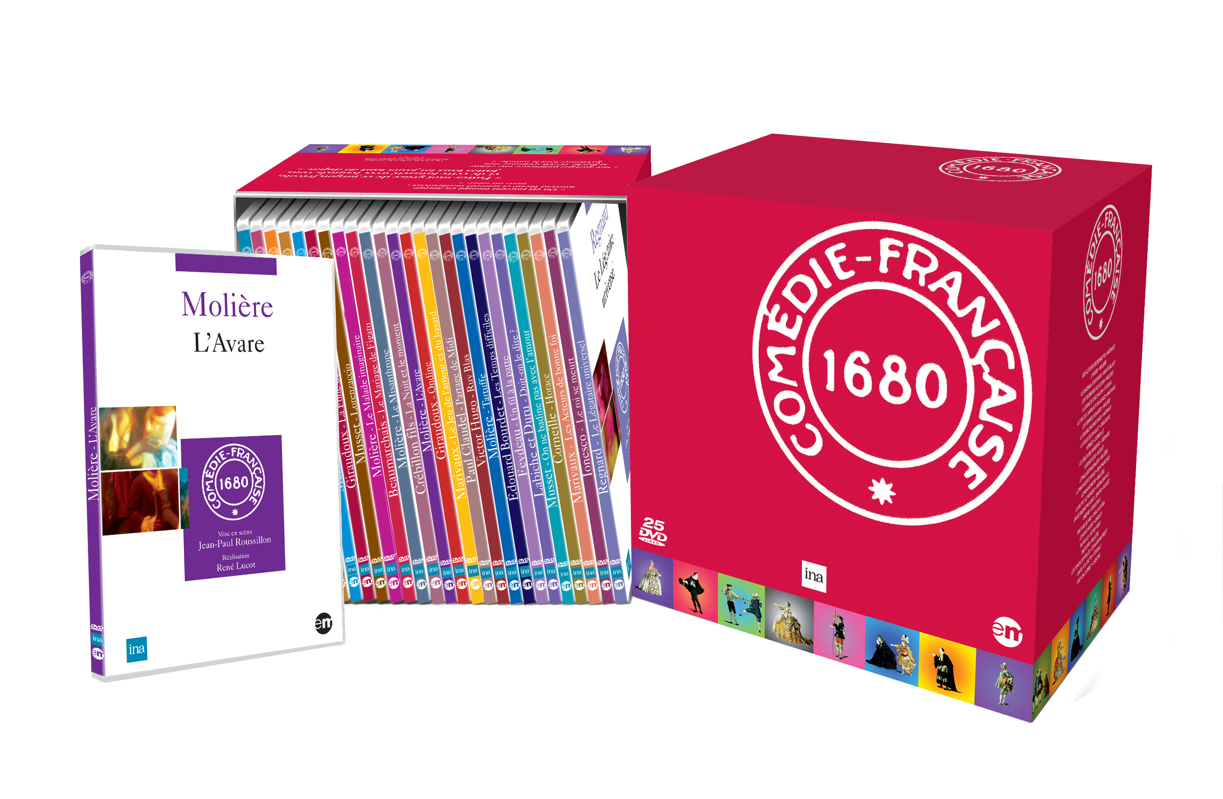 COMEDIE FRANCAISE 1680 - COFFRET 25 DVD