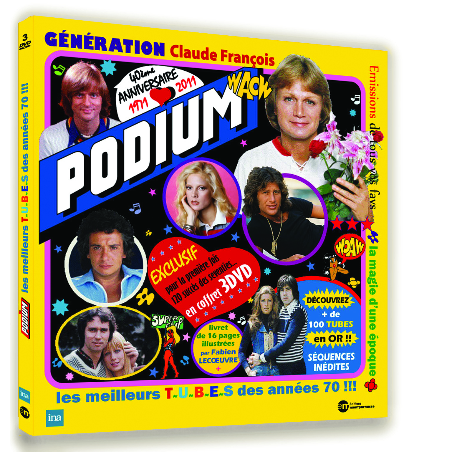 PODIUM - LES MEILLEURS TUBES DES ANNEES 70 !!! 3 DVD