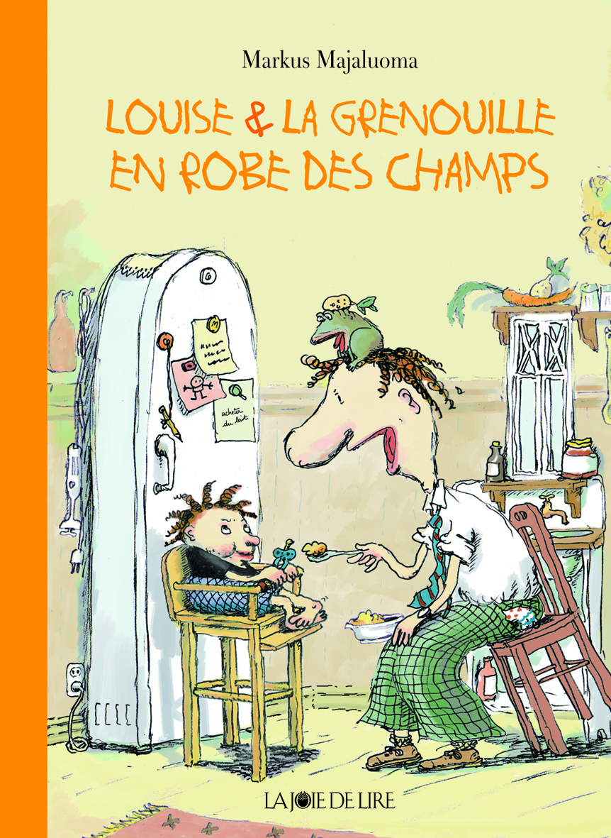 LOUISE ET LA GRENOUILLE EN ROBE DES CHAMPS