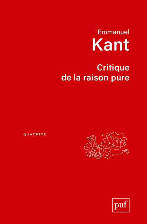 CRITIQUE DE LA RAISON PURE (8ED)