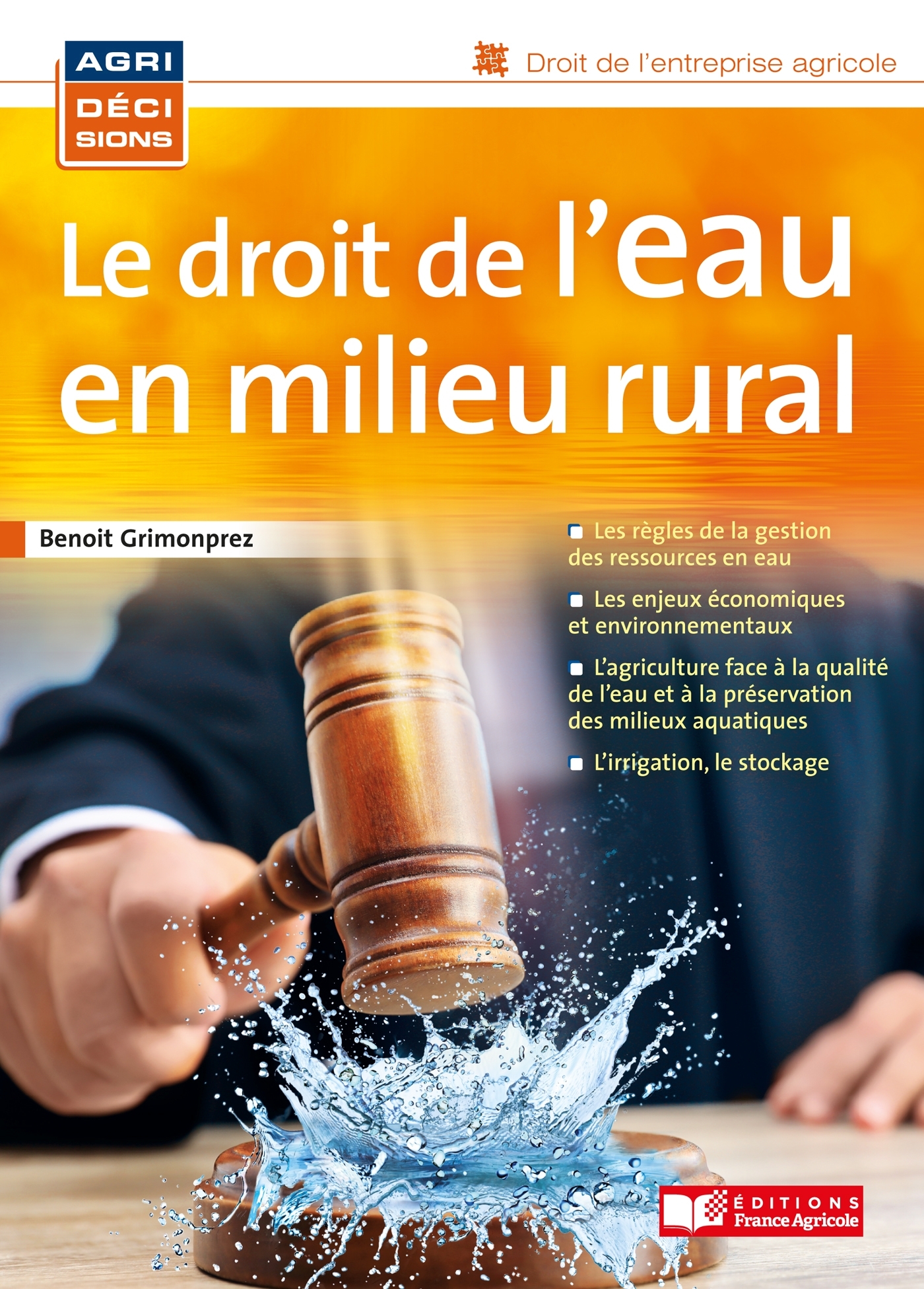 DROIT DE L´EAU EN MILIEU RURAL