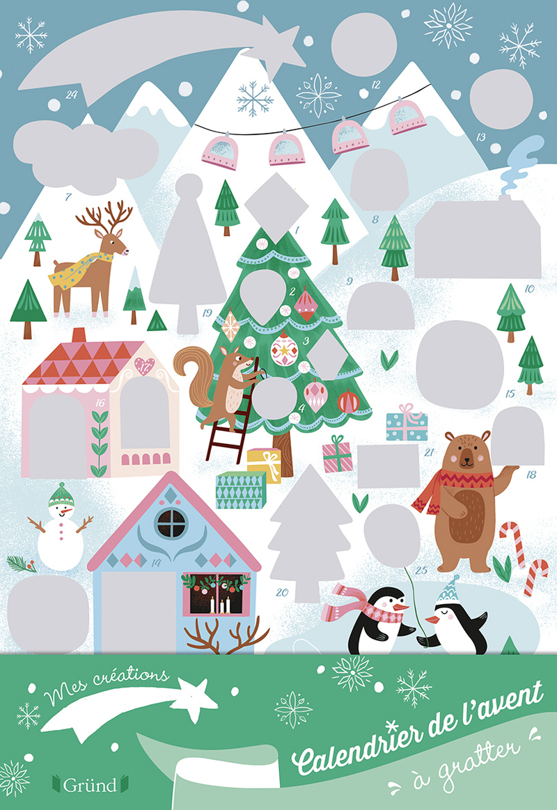 CALENDRIER DE L´AVENT A GRATTER