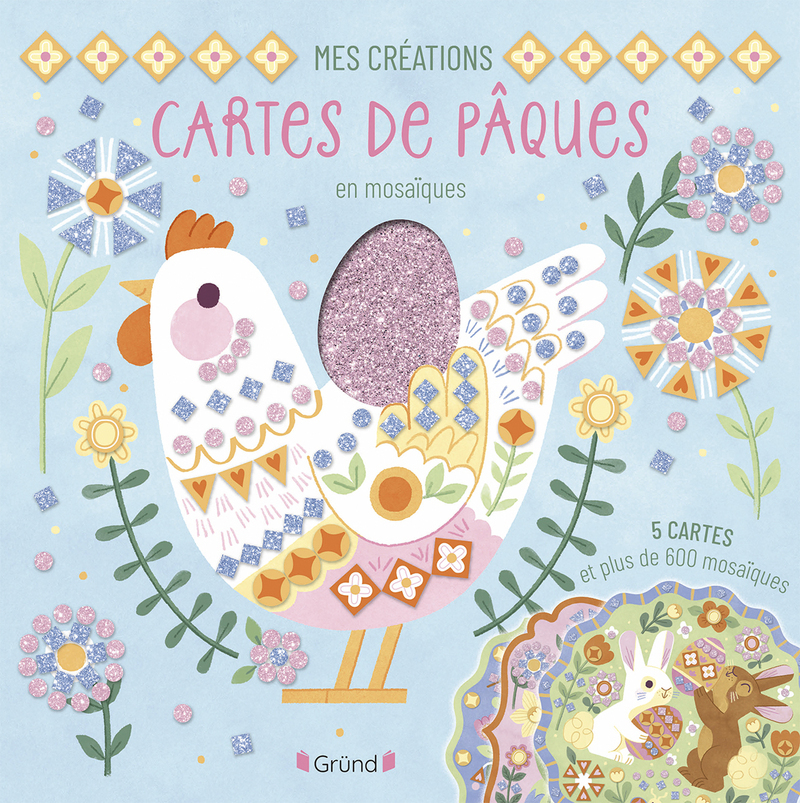 CARTES DE PAQUES EN MOSAIQUES