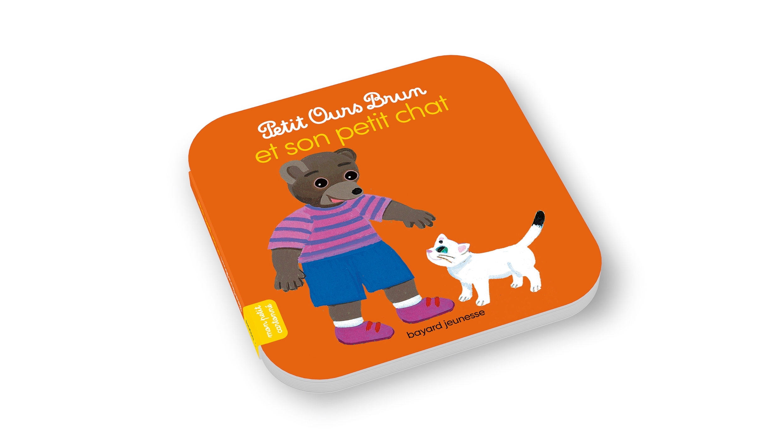 PETIT OURS BRUN ET SON PETIT CHAT