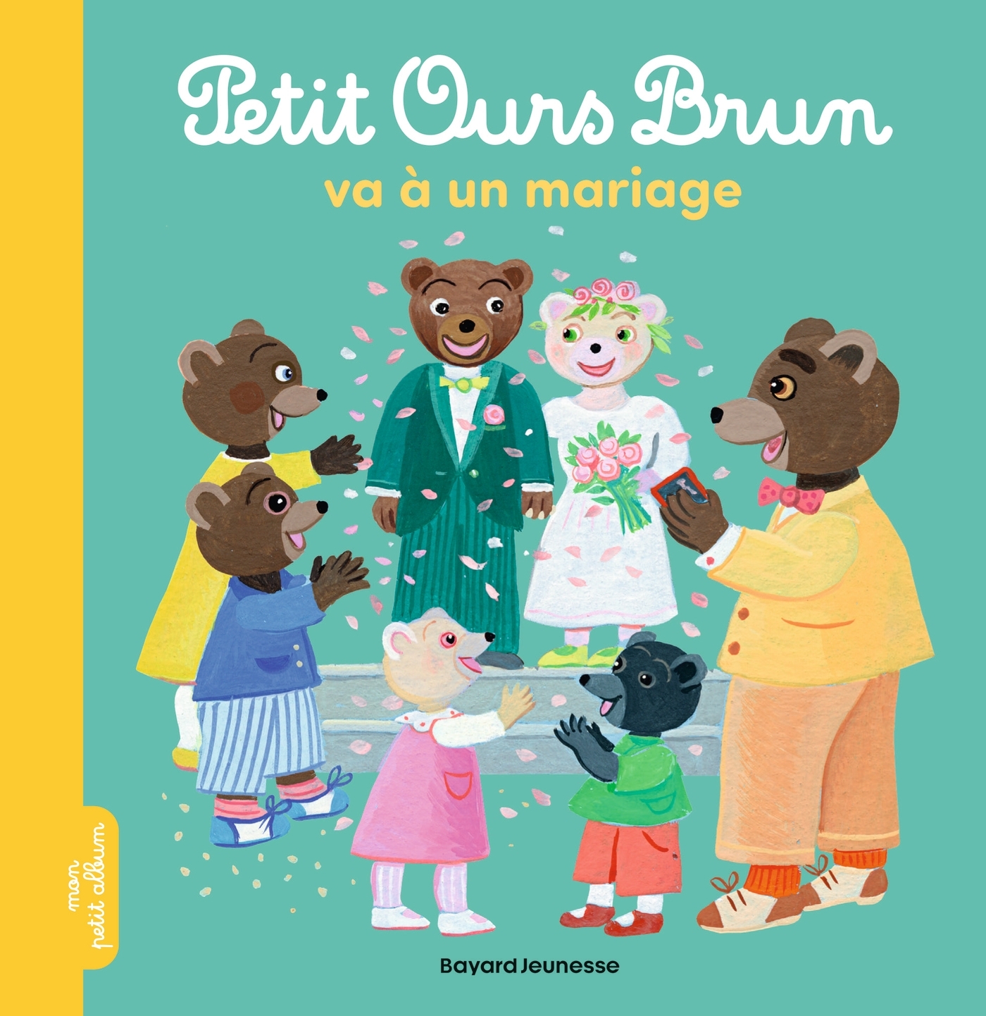 PETIT OURS BRUN VA A UN MARIAGE