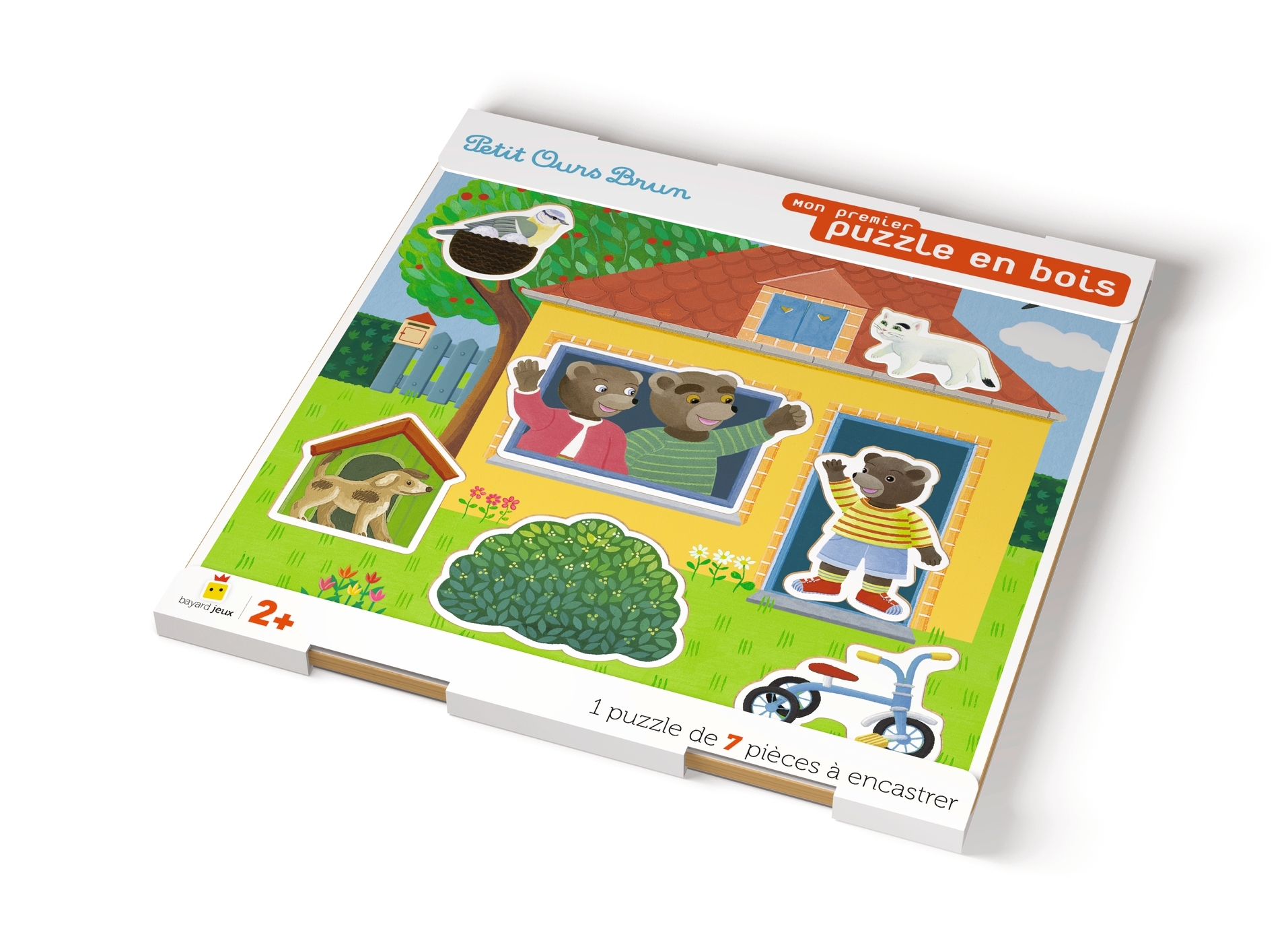 MON PREMIER PUZZLE EN BOIS PETIT OURS BRUN
