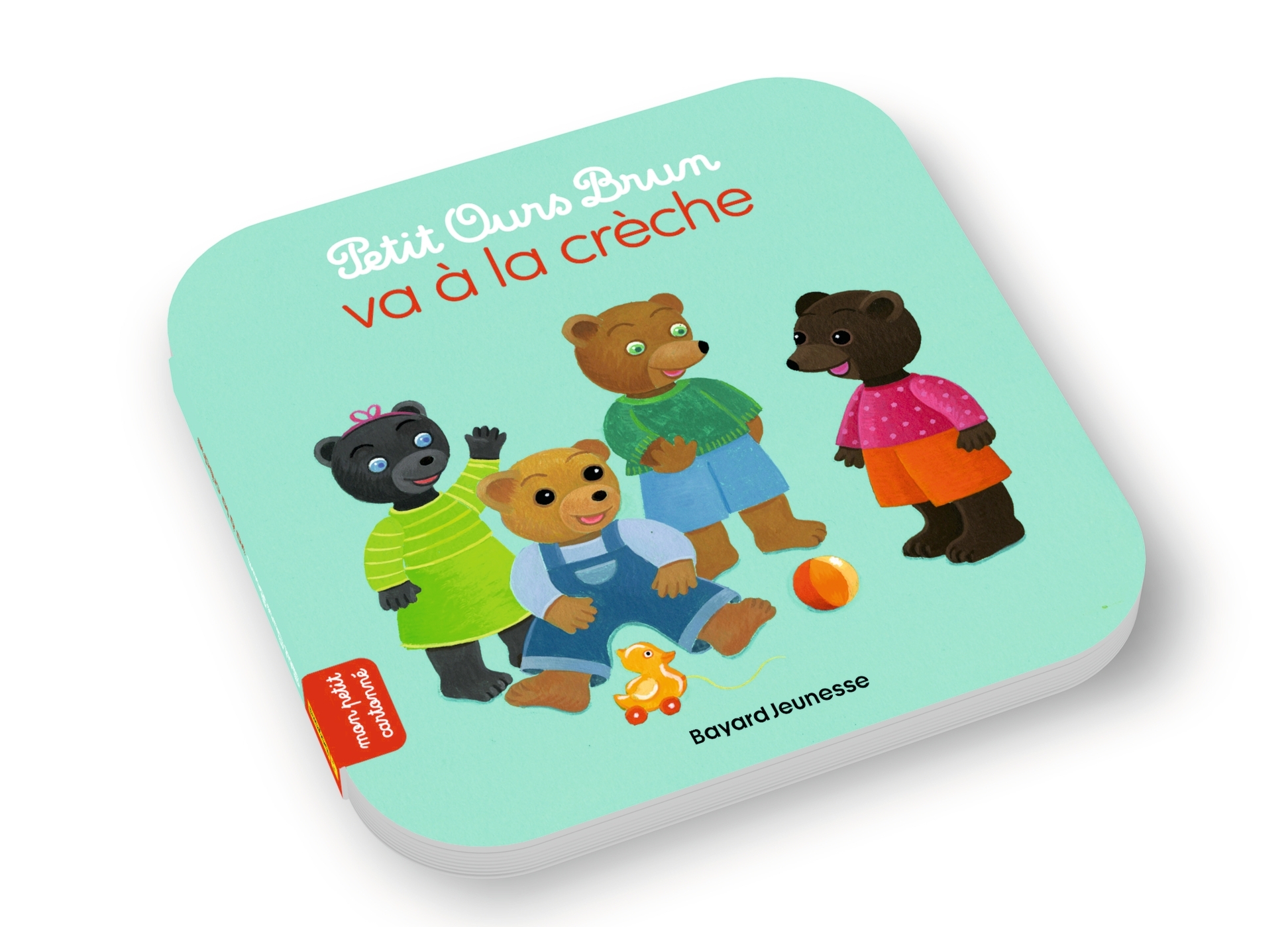 PETIT OURS BRUN VA A LA CRECHE