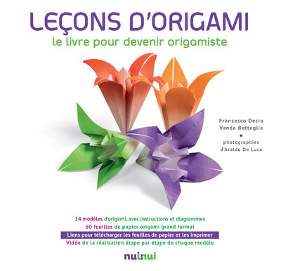LECONS D´ORIGAMI - LE LIVRE POUR DEVENIR ORIGAMISTE