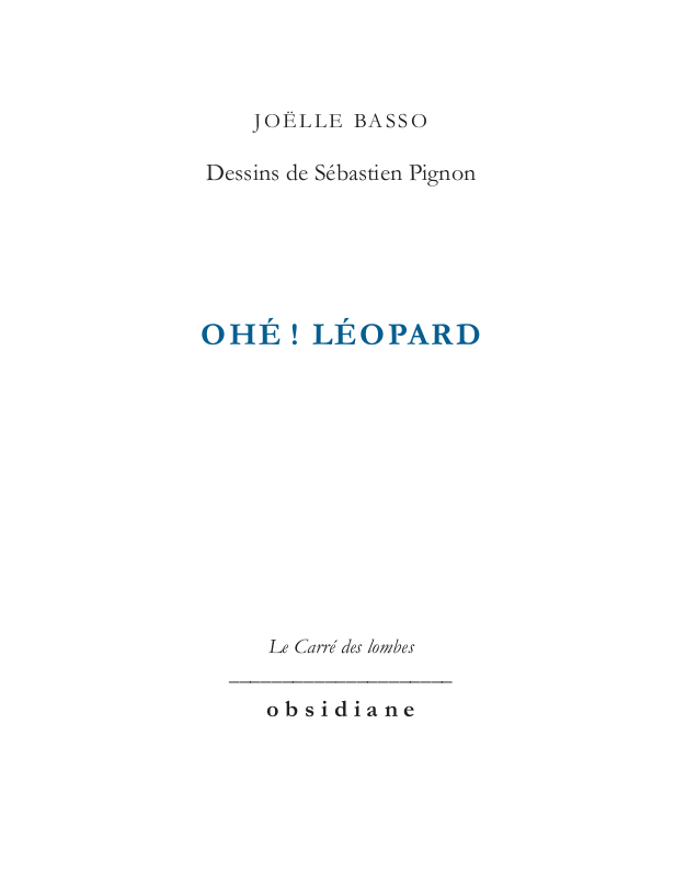 OHE ! LEOPARD