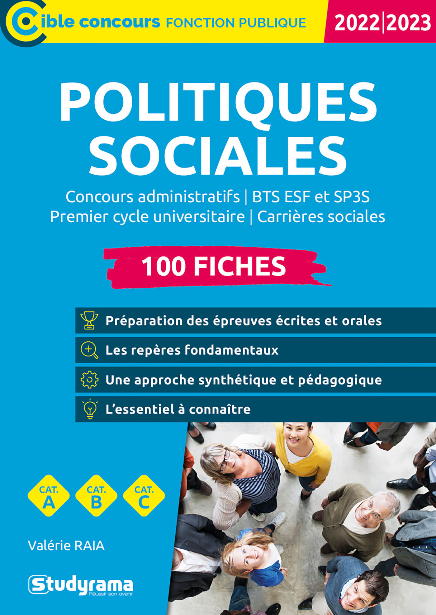 POLITIQUES SOCIALES 100 FICHES - 2022/2023 CATEGORIES A, B, C