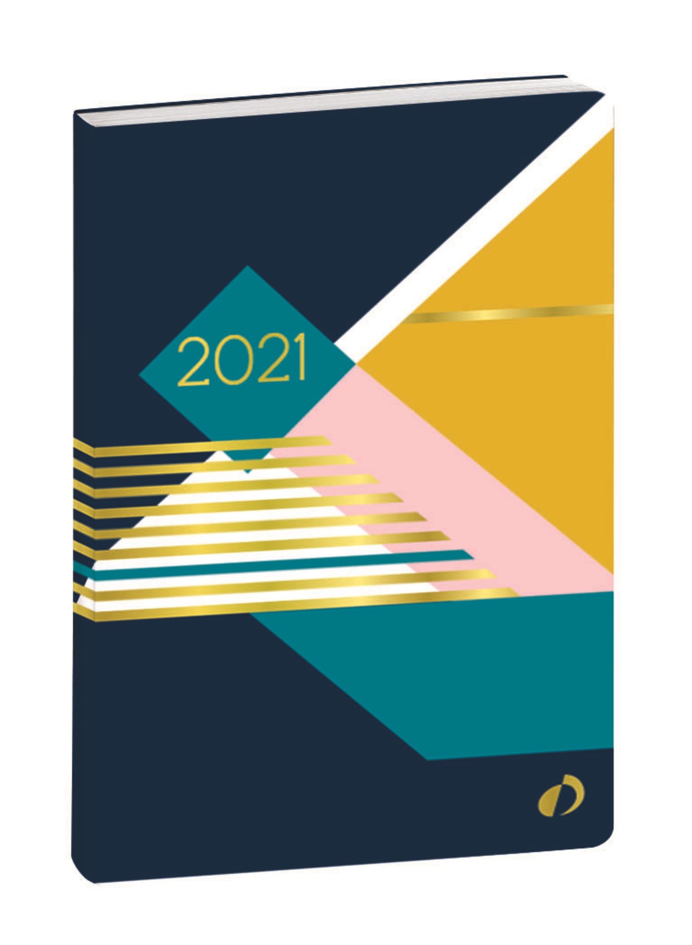 AGENDA 2021 WEEKLY SMALL NOVA LOSANGE JAUNE 10X15 567027Q