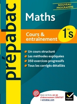 PREPABAC COURS & ENTRAINEMENT MATHS 1RE S