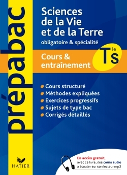 17- PREPABAC COURS & ENTRAINEMENT SCIENCES DE LA VIE ET DE LA TERRE TLE S