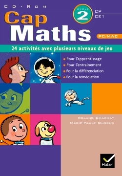 CAP MATHS CYCLE 2 - CD ROM 24 ACTIVITES AVEC PLUSIEURS NIVEAUX DE JEU