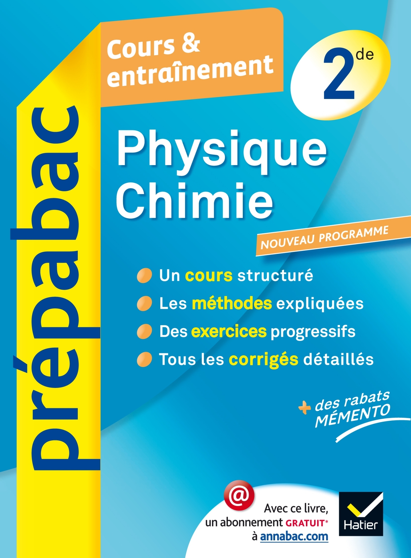 PHYSIQUE-CHIMIE 2DE - PREPABAC COURS & ENTRAINEMENT