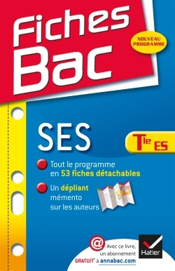 FICHES BAC SCIENCES ECONOMIQUES ET SOCIALES TERMINALE ES OBLIGATOIRE