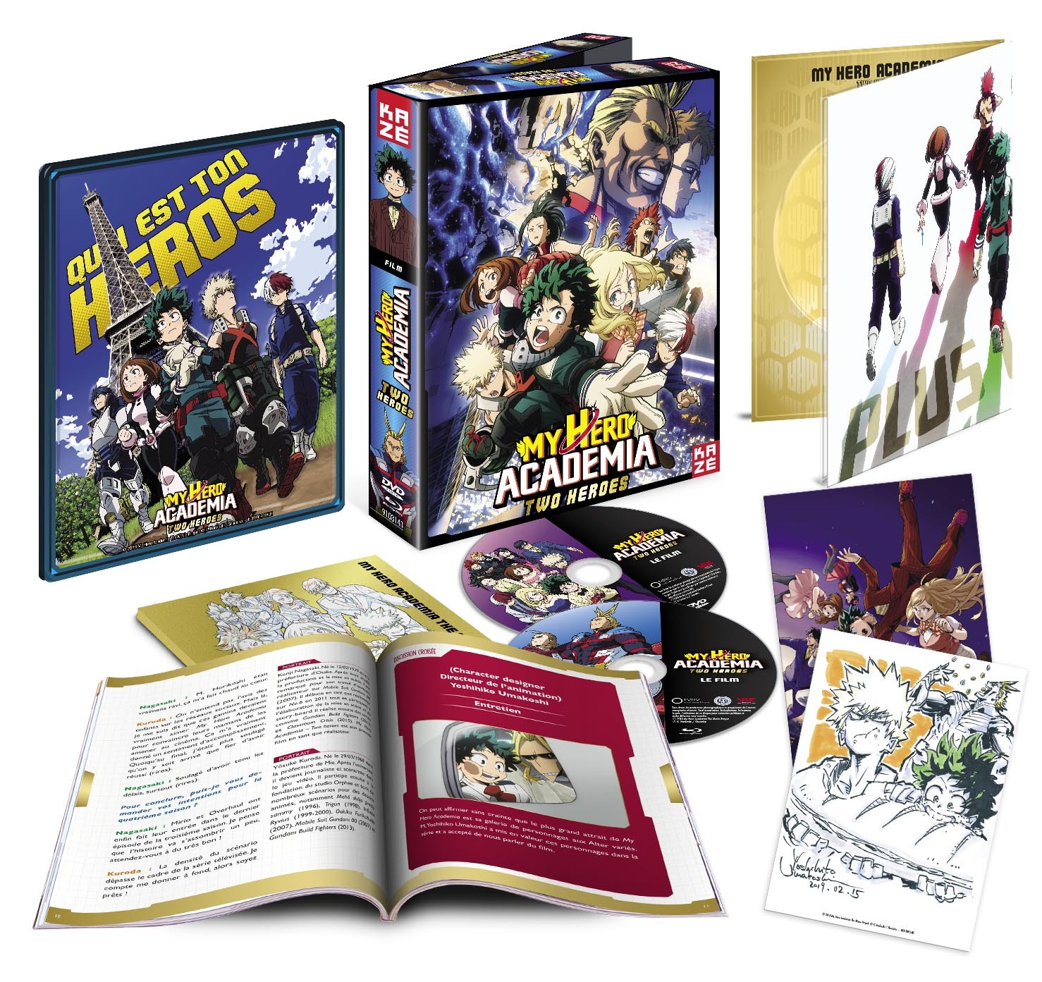MY HERO ACADEMIA TWO HEROES - LE FILM - BLURAY + DVD