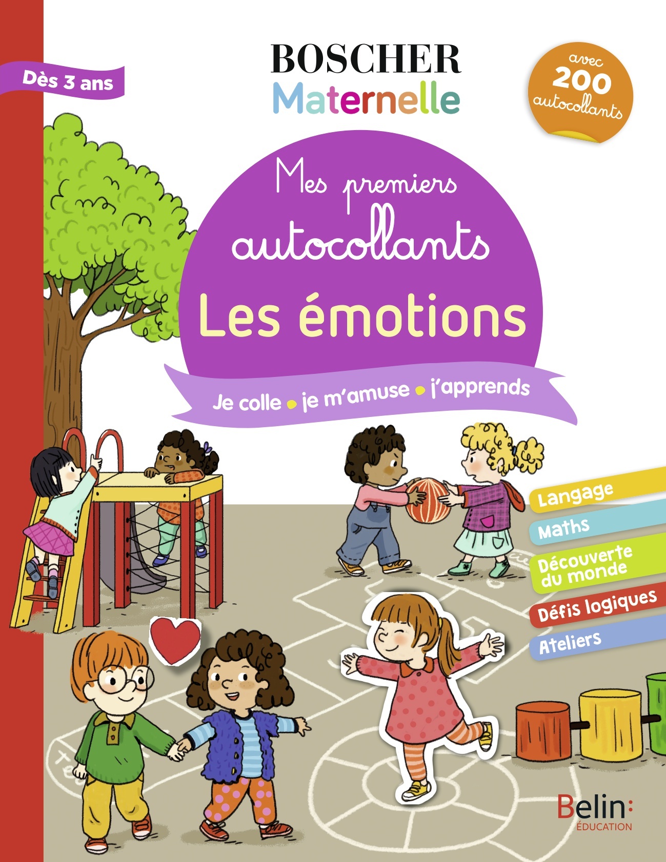 MES PREMIERS AUTOCOLLANTS - LES EMOTIONS