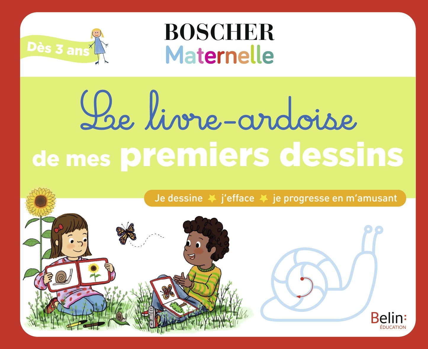 LIVRE-ARDOISE DE MES PREMIERS DESSINS - BOSCHER