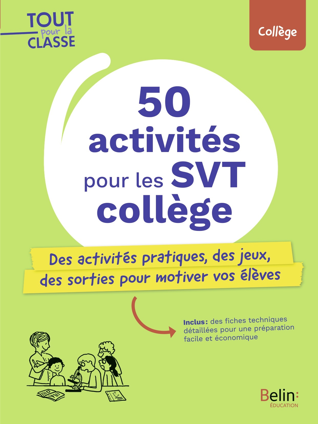 50 ACTIVITES MOTIVANTES POUR LES SVT AU COLLEGE - VENTE FERME!!!!!