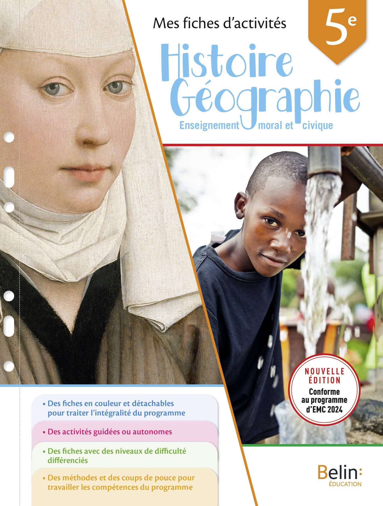 MES FICHES D´ACTIVITES HISTOIRE GEOGRAPHIE EMC 5E 2024