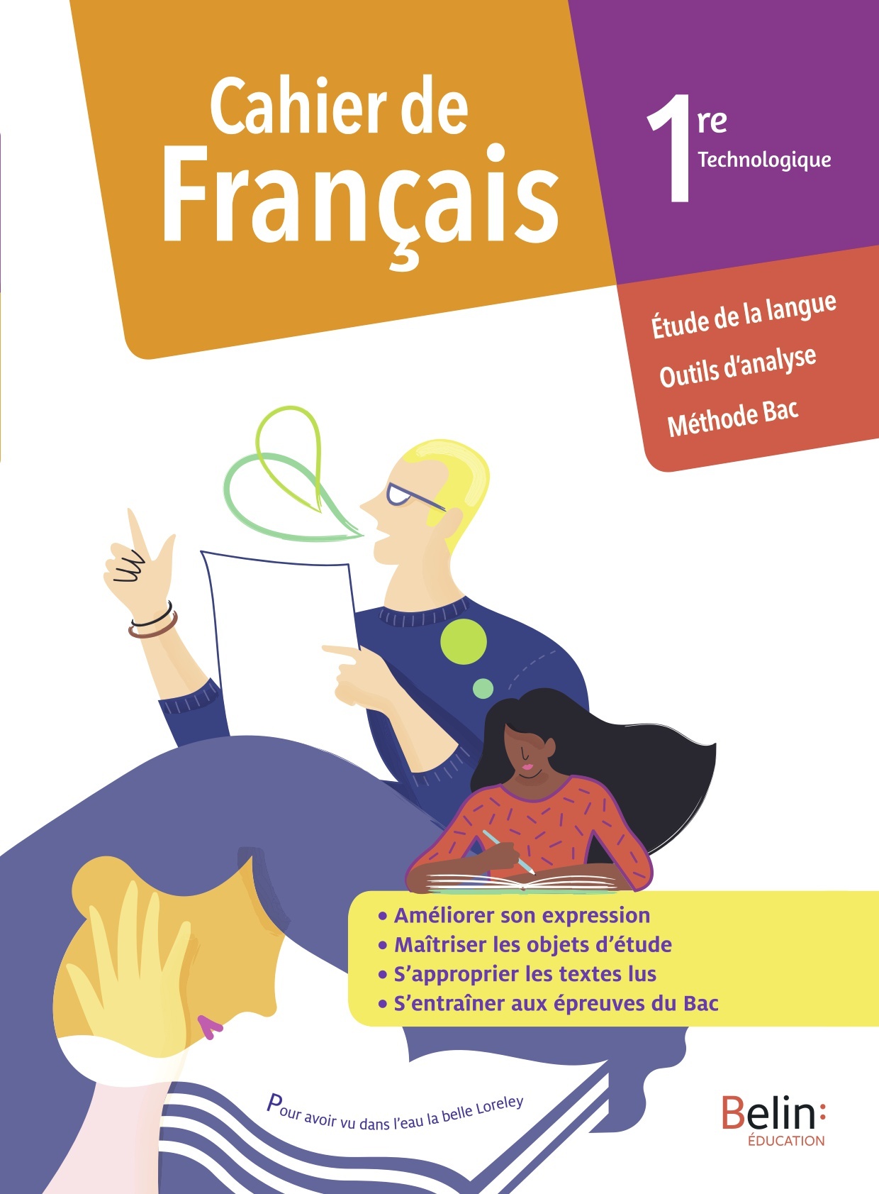 CAHIER DE FRANCAIS 1RE TECHNOLOGIQUE - CAHIER ELEVE 2020