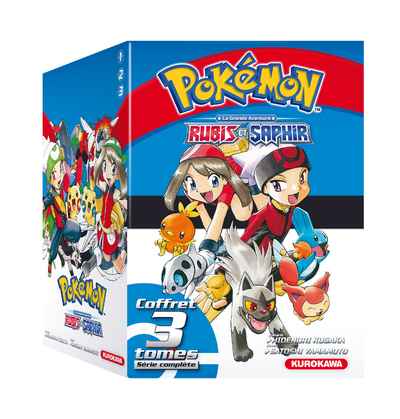 POKEMON RUBIS ET SAPHIR - COFFRET TOMES 1-2-3