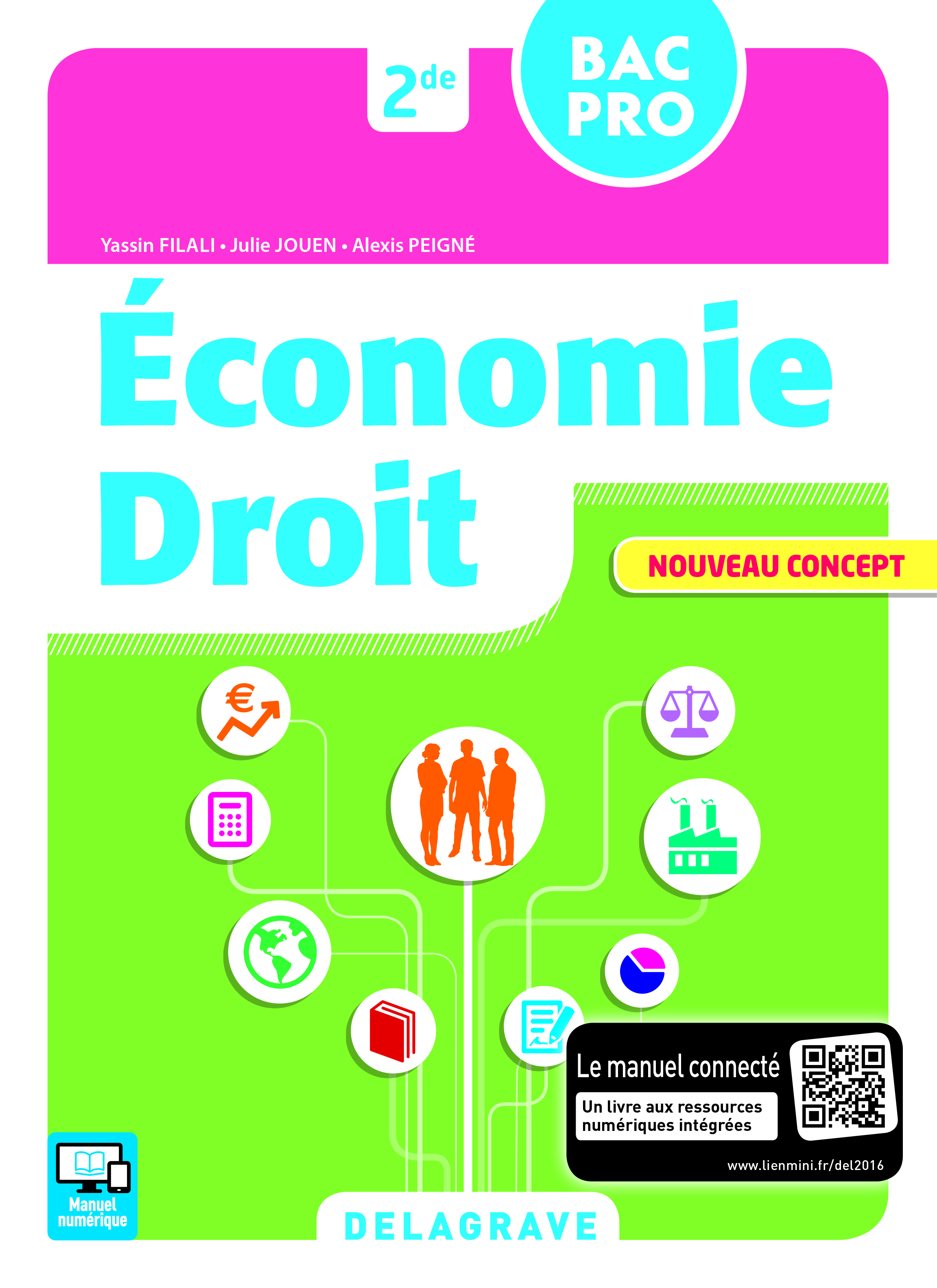 ECONOMIE DROIT 2E BAC PRO ELEVE ED. 2016
