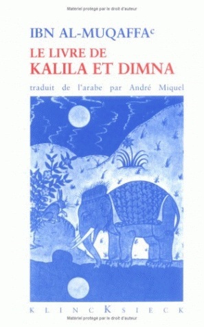 LIVRE DE KALILA ET DIMNA
