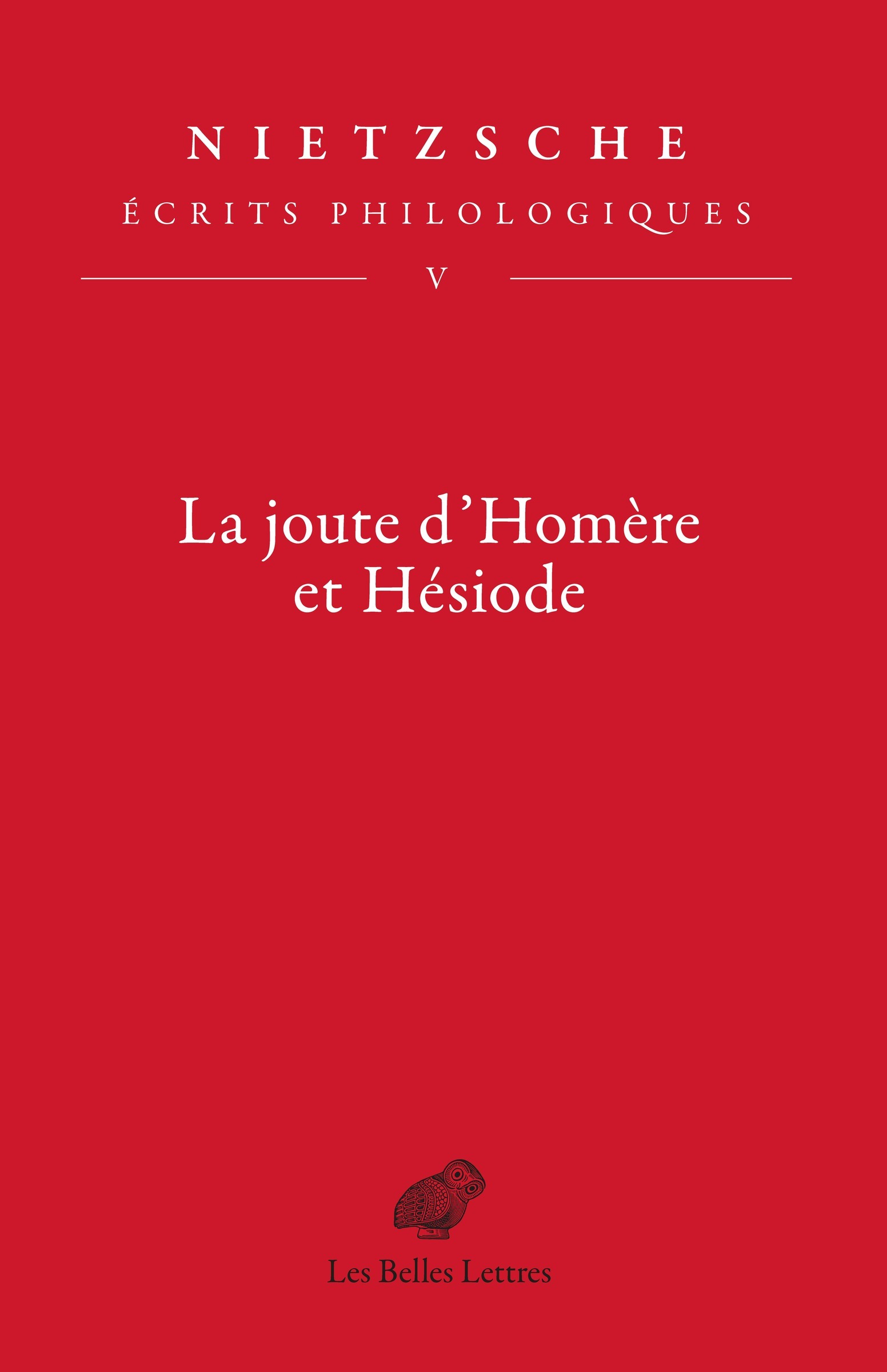 JOUTE D´HOMERE ET HESIODE - ECRITS PHILOLOGIQUES, TOME V - ILLUSTRATIONS, NOIR ET BLANC