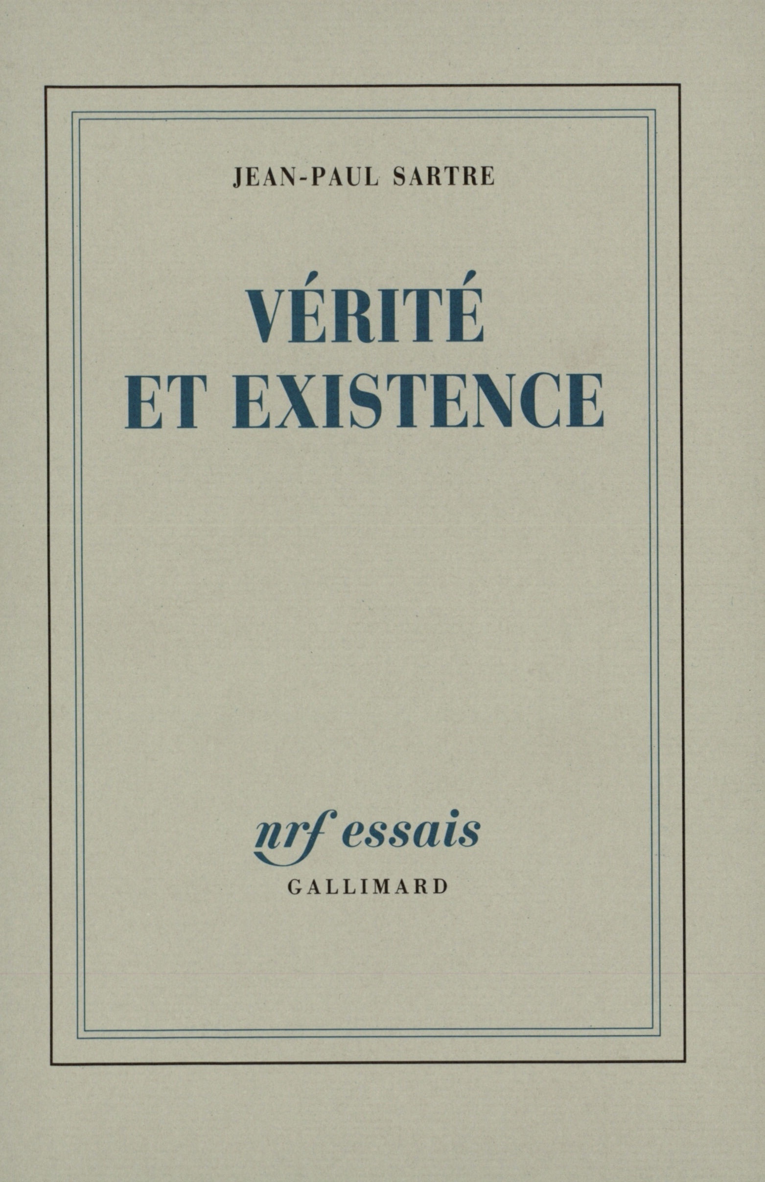 VERITE ET EXISTENCE