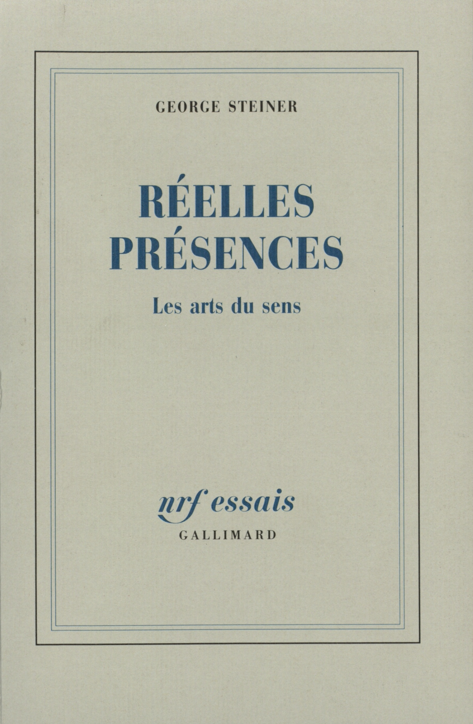 REELLES PRESENCES(LES ARTS DU SENS)