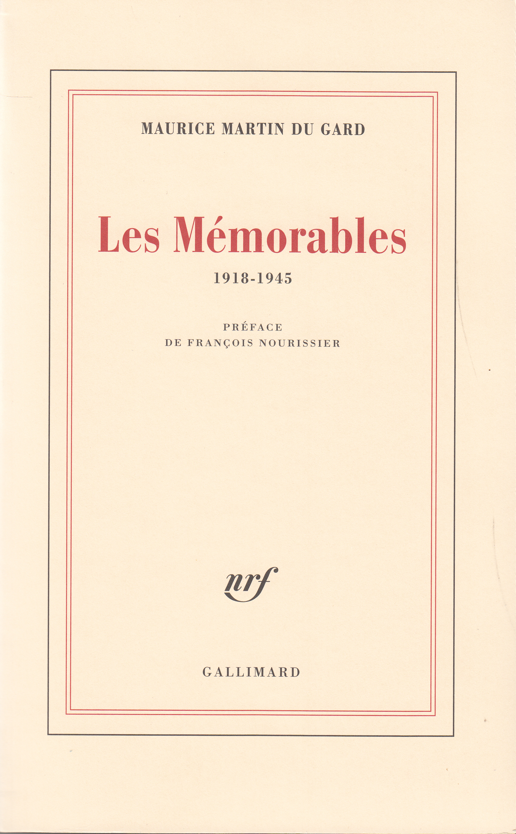 MEMORABLES 1918-1945((1918-1945))