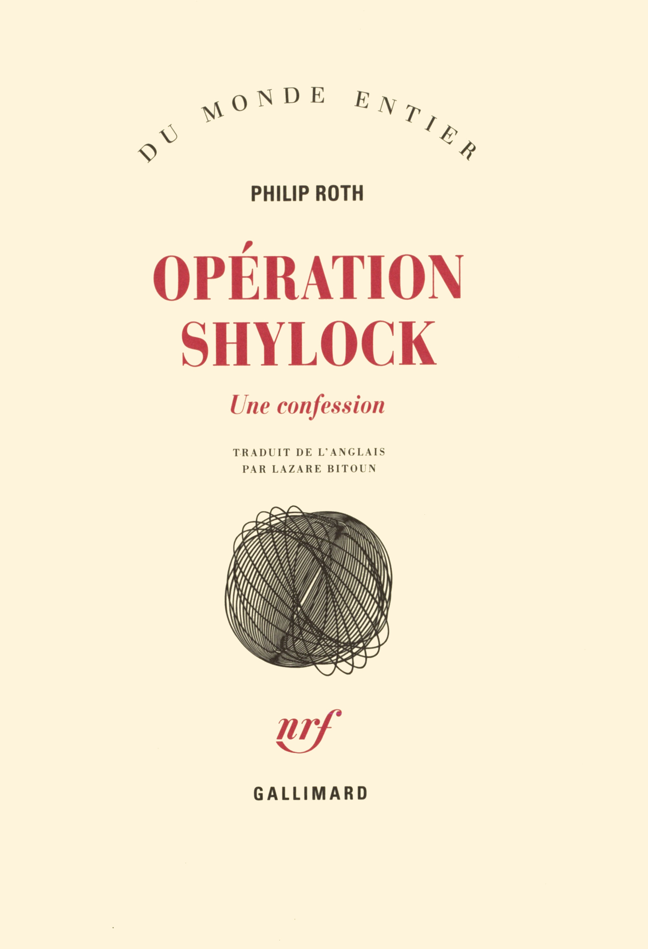OPERATION SHYLOCK(UNE CONFESSION)