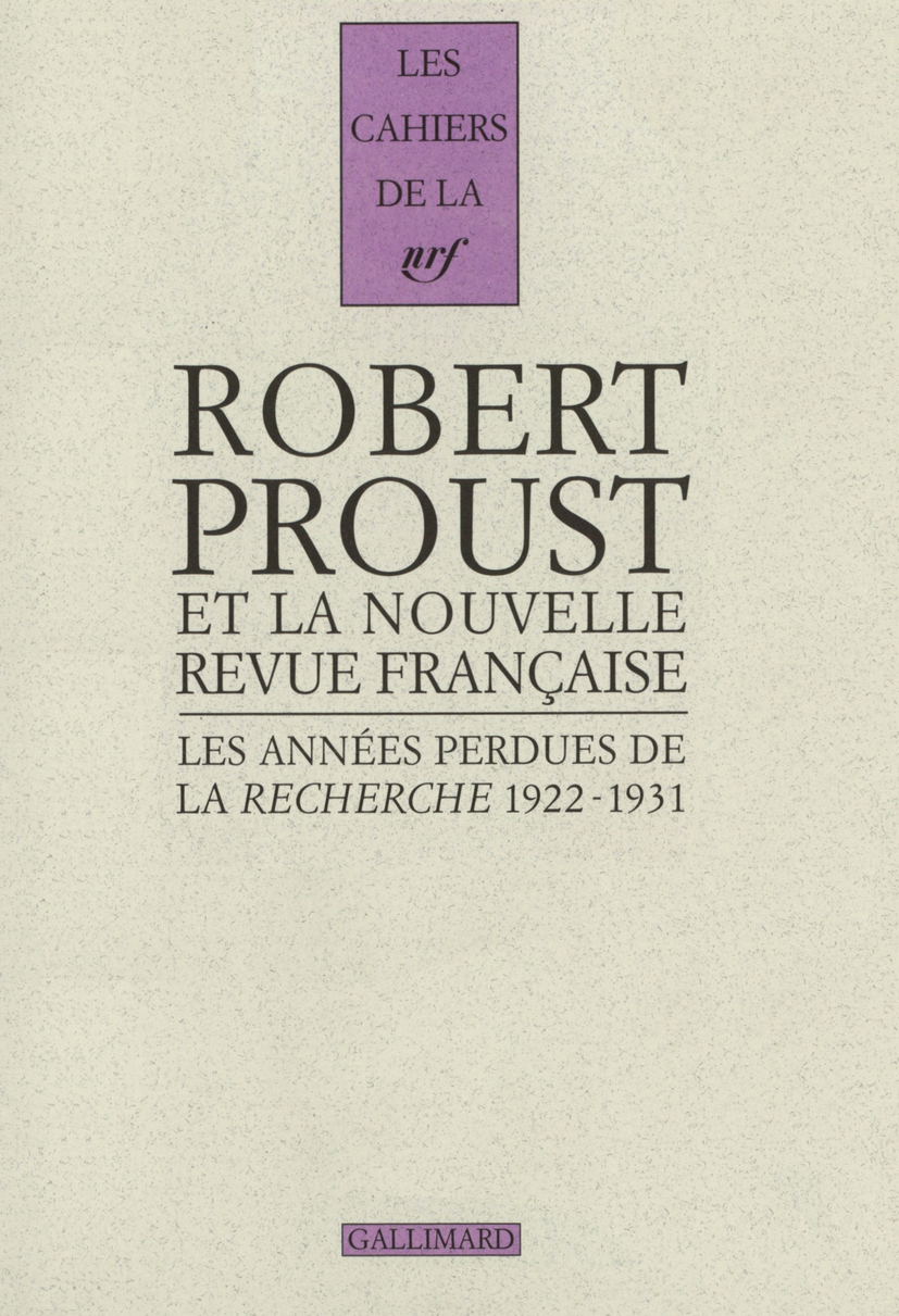 ANNEES PERDUES DE LA RECHERCHE 1922-1931