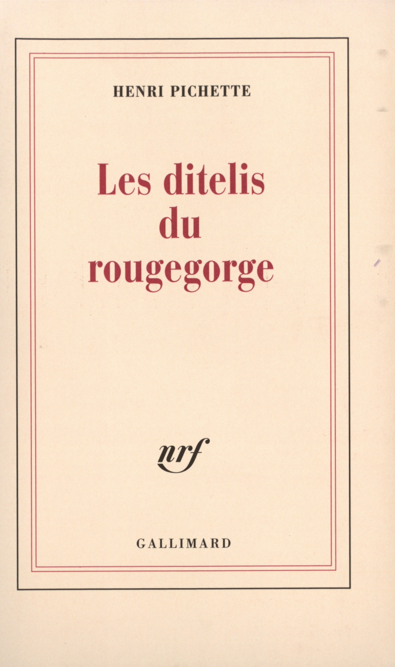 DITELIS DU ROUGEGORGE