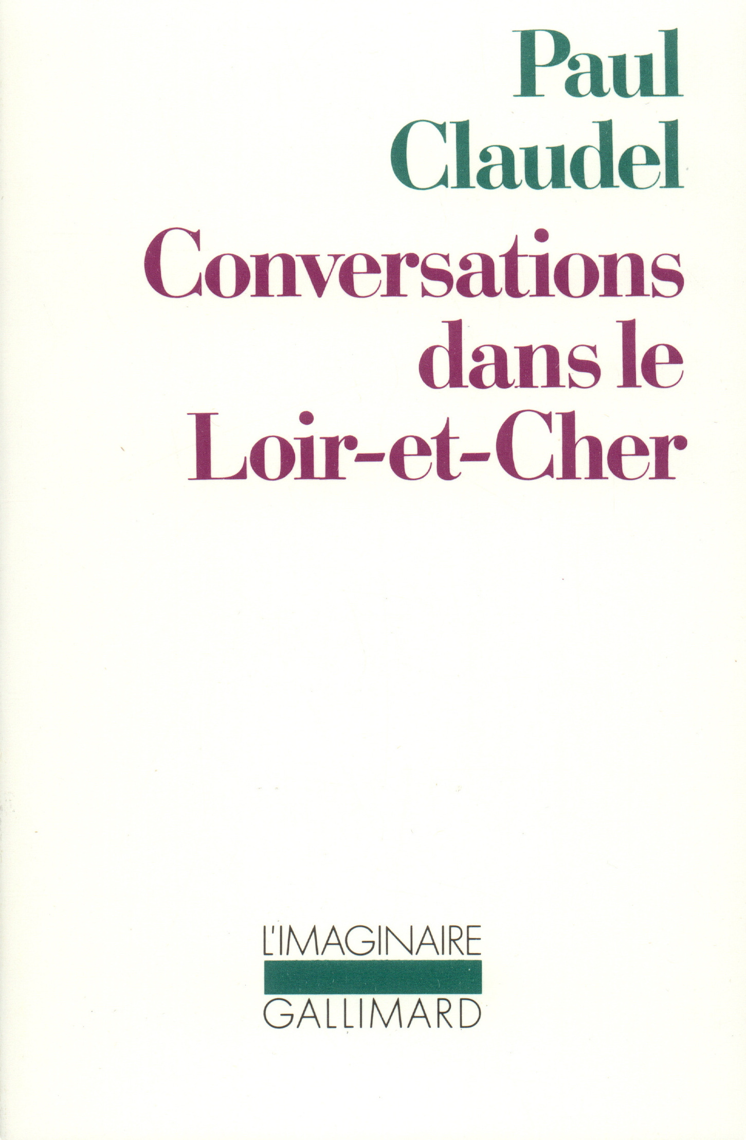 CONVERSATIONS DANS LE LOIR-ET-CHER