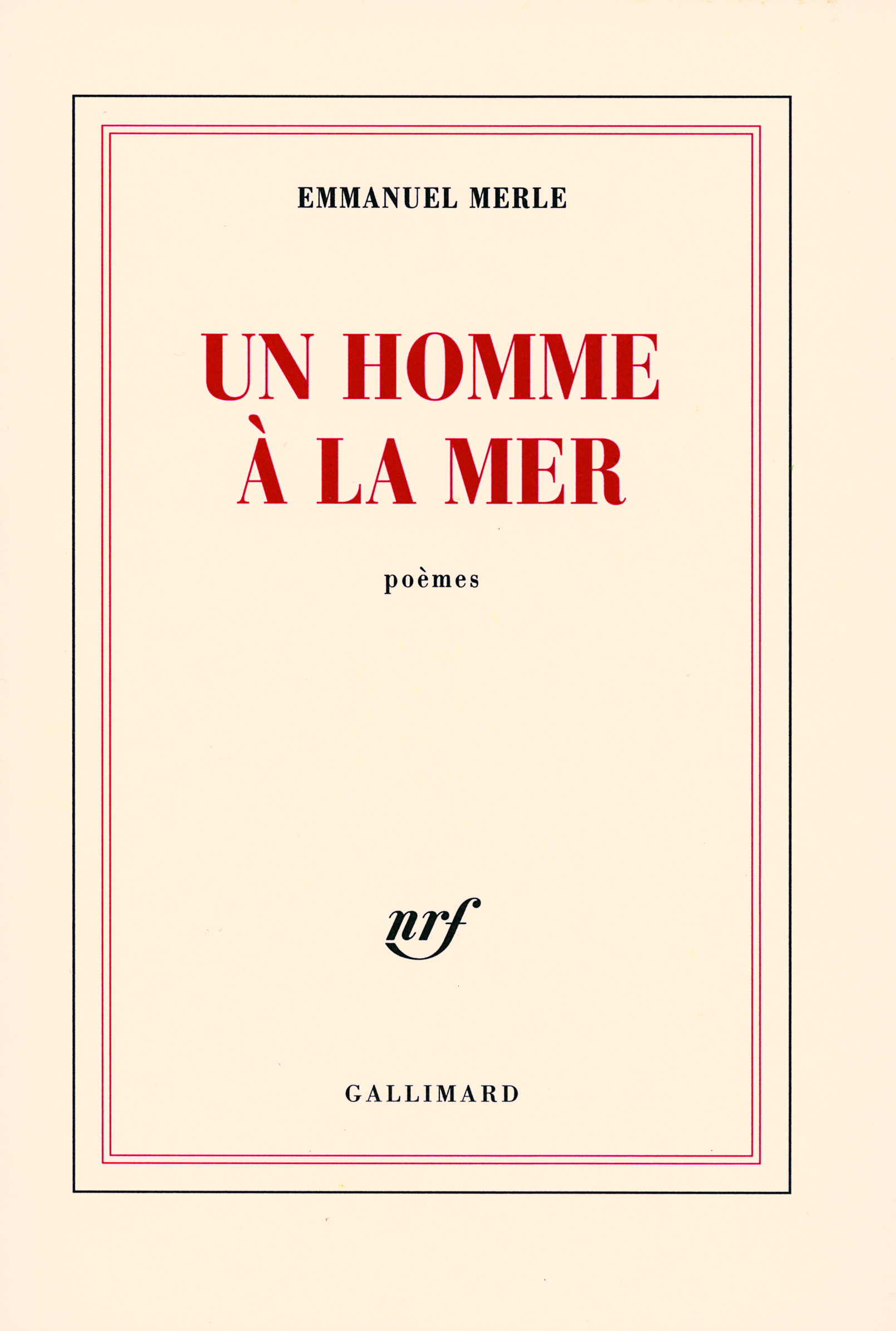 HOMME A LA MER