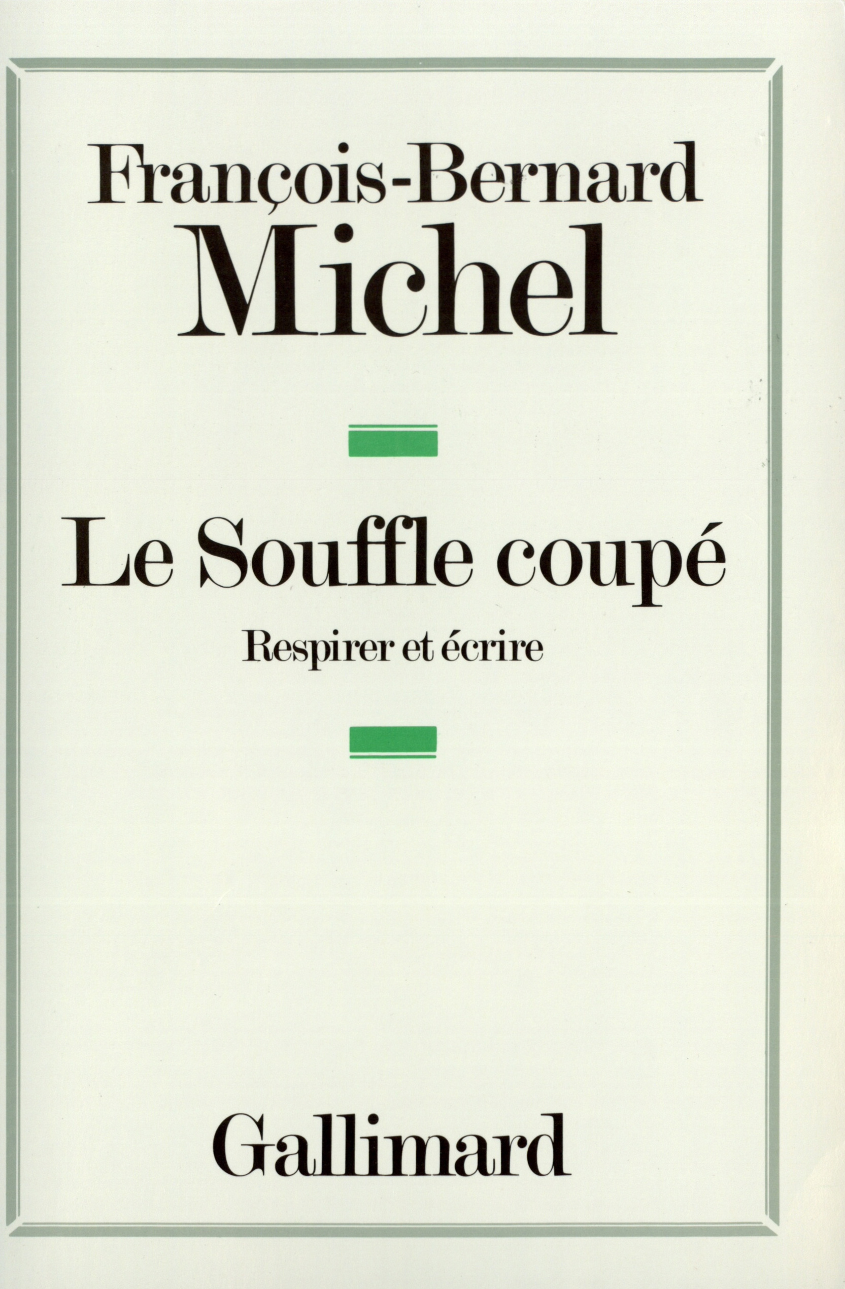 SOUFFLE COUPE(RESPIRER ET ECRIRE)