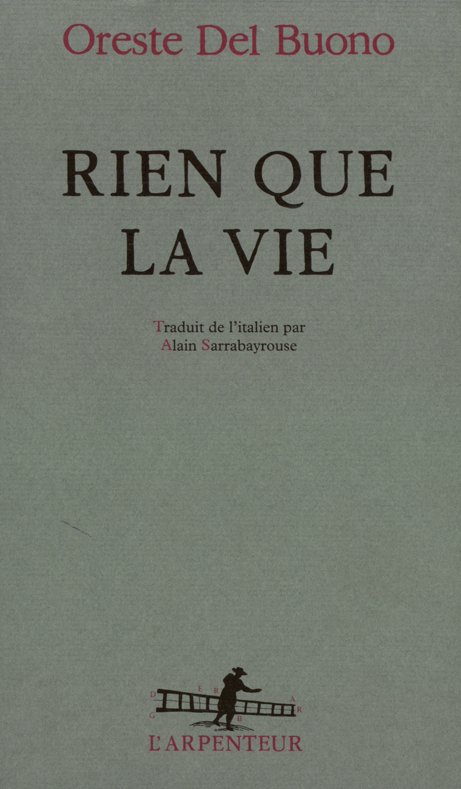 RIEN QUE LA VIE