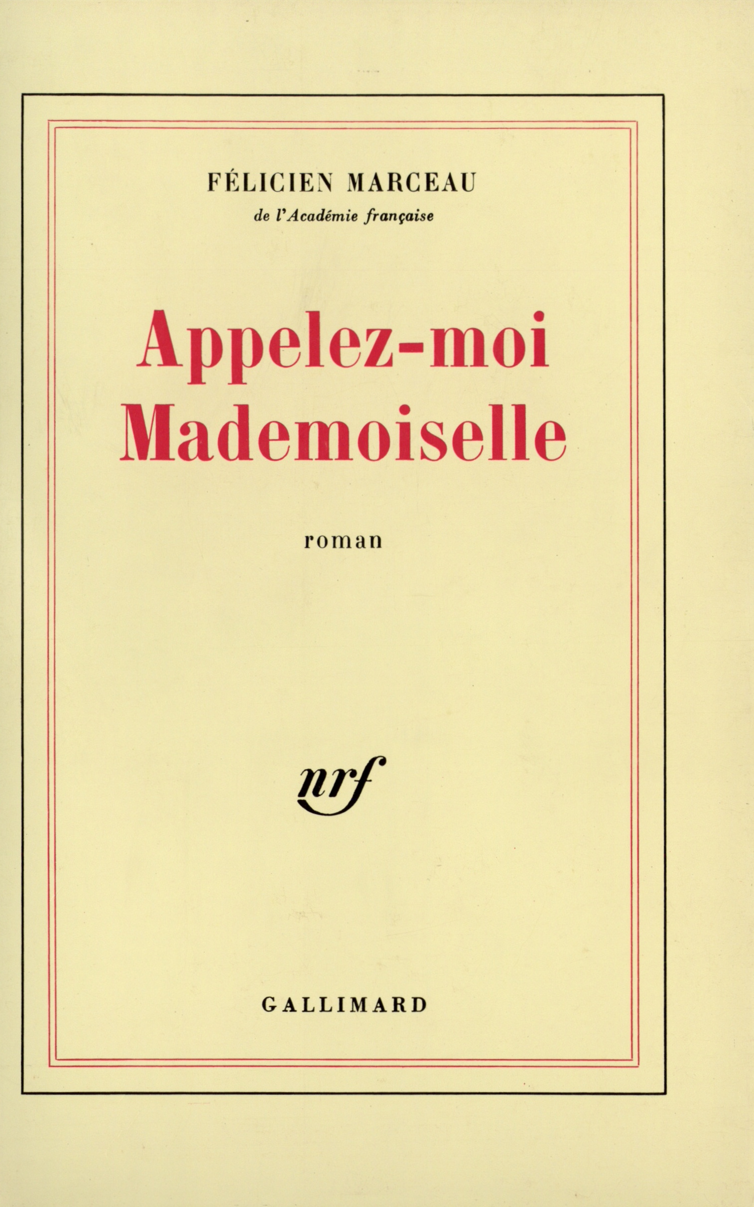 APPELEZ-MOI MADEMOISELLE