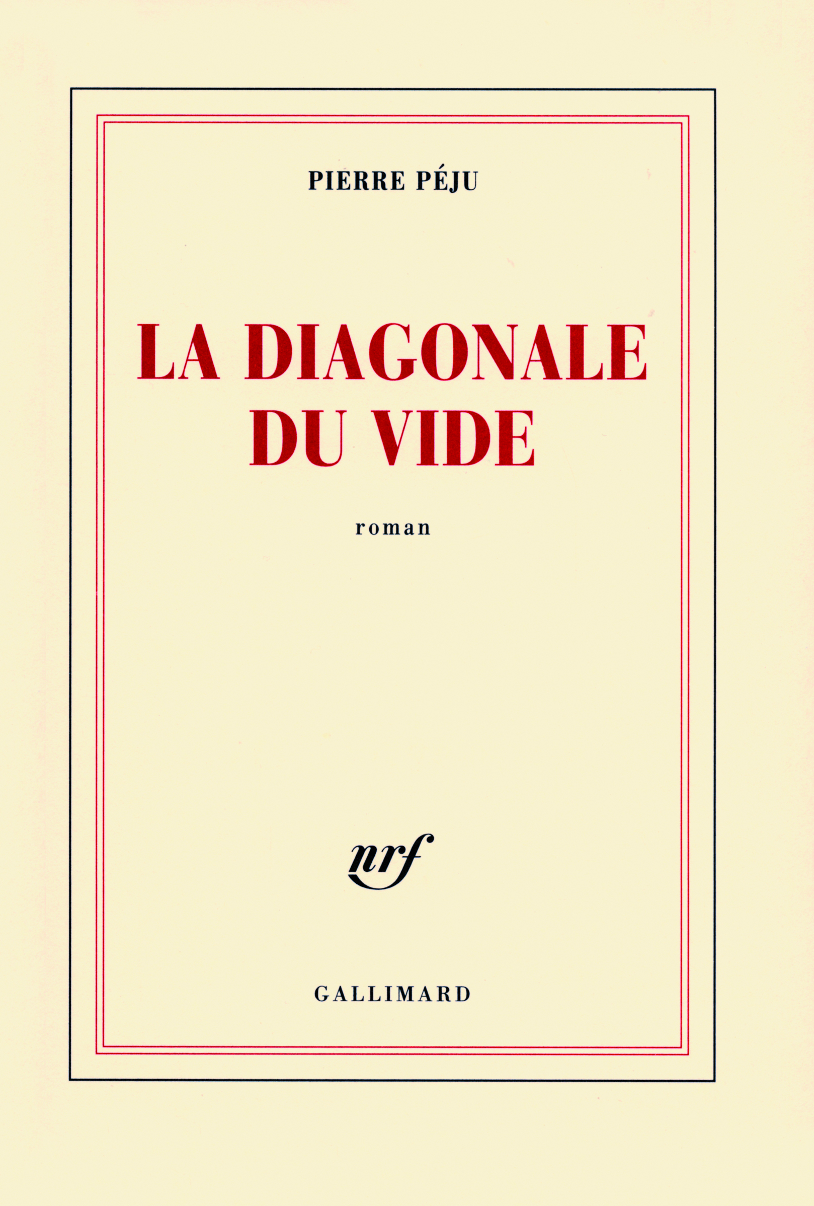 DIAGONALE DU VIDE