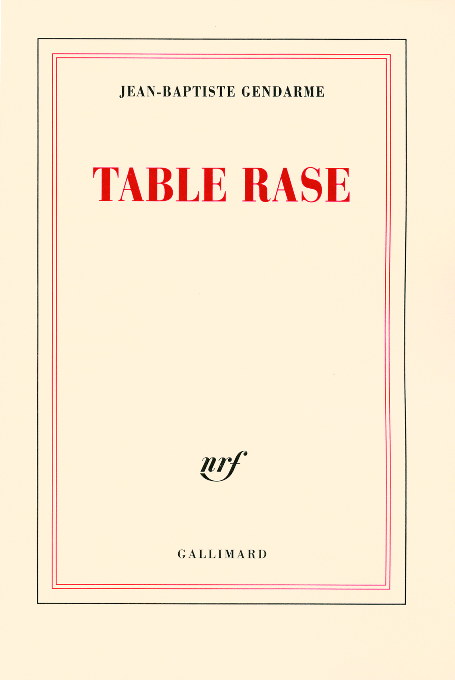 TABLE RASE