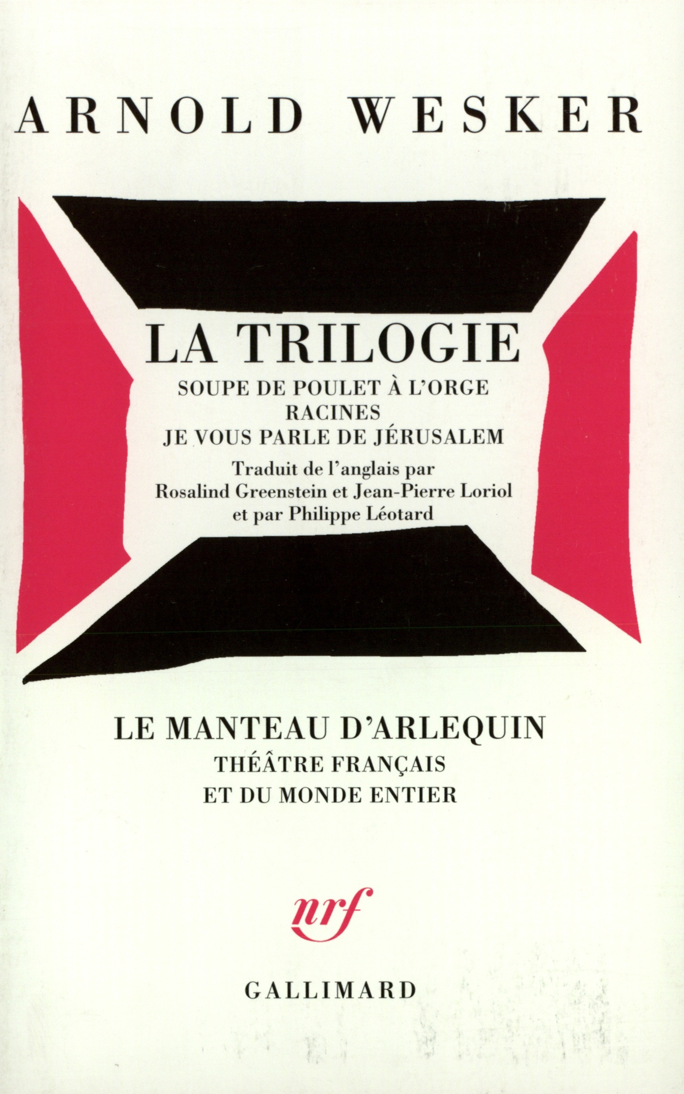 TRILOGIE : SOUPE DE POULET A L'ORGE/RACINES/JE VOUS PARLE