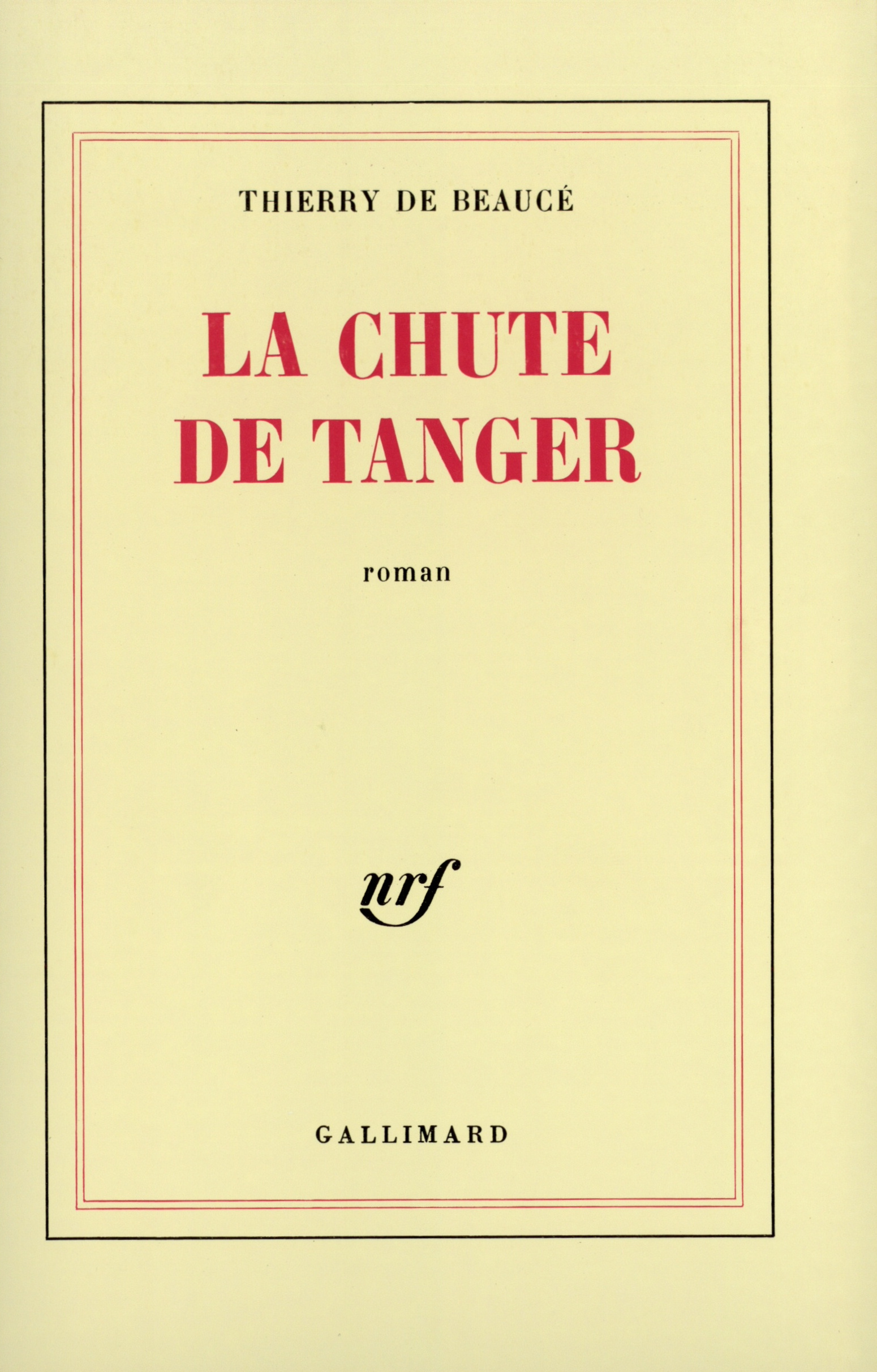 CHUTE DE TANGER